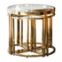 PaulaHome - Glass Side Table with additional 4 tables